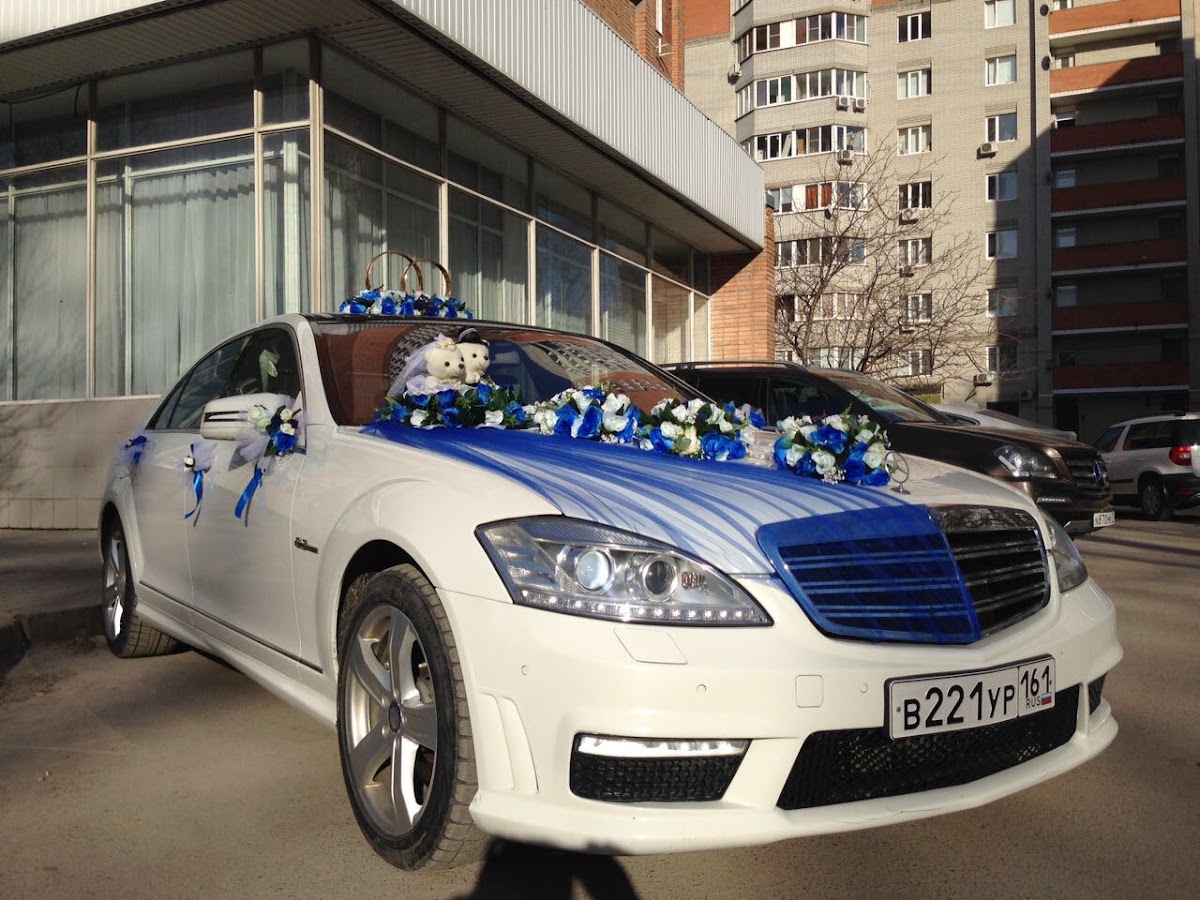 Украшения автомобиля на свадьбу