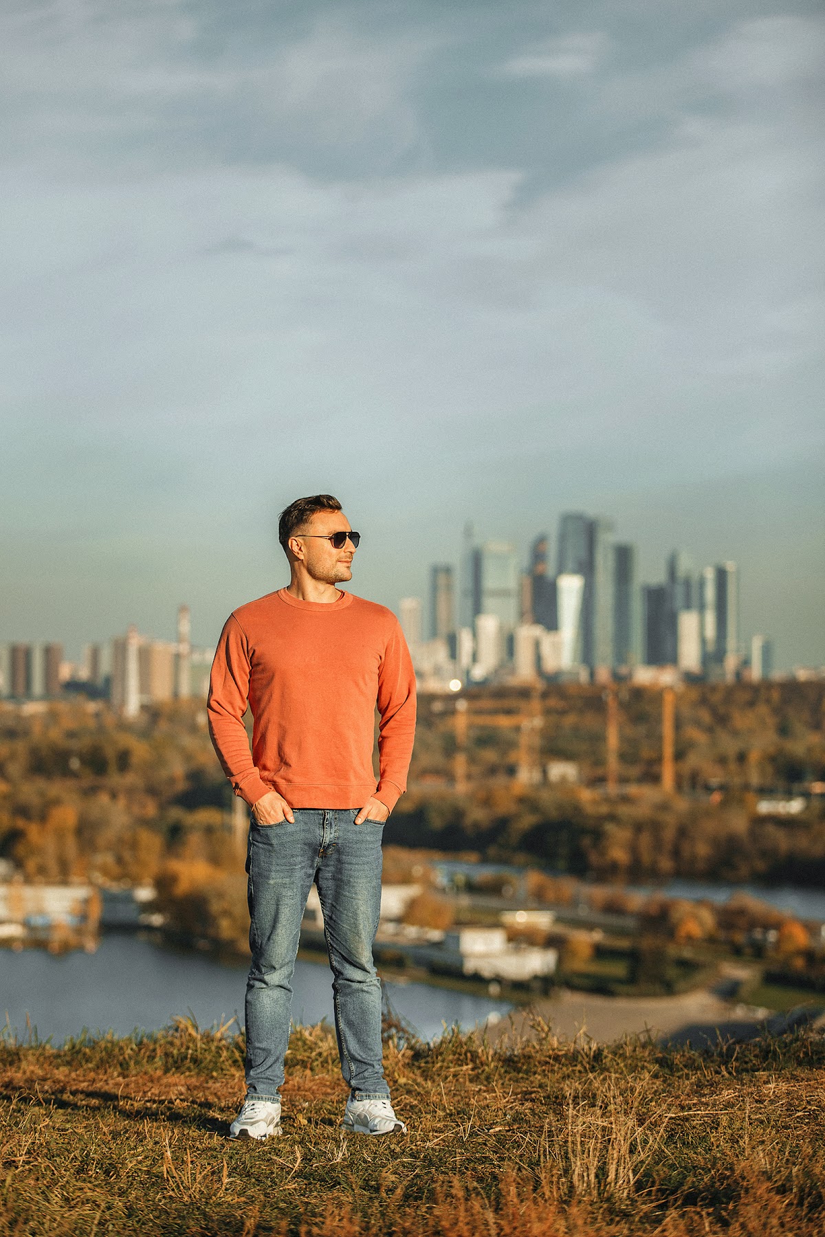 Семейная прогулка по Крылатским холмам.