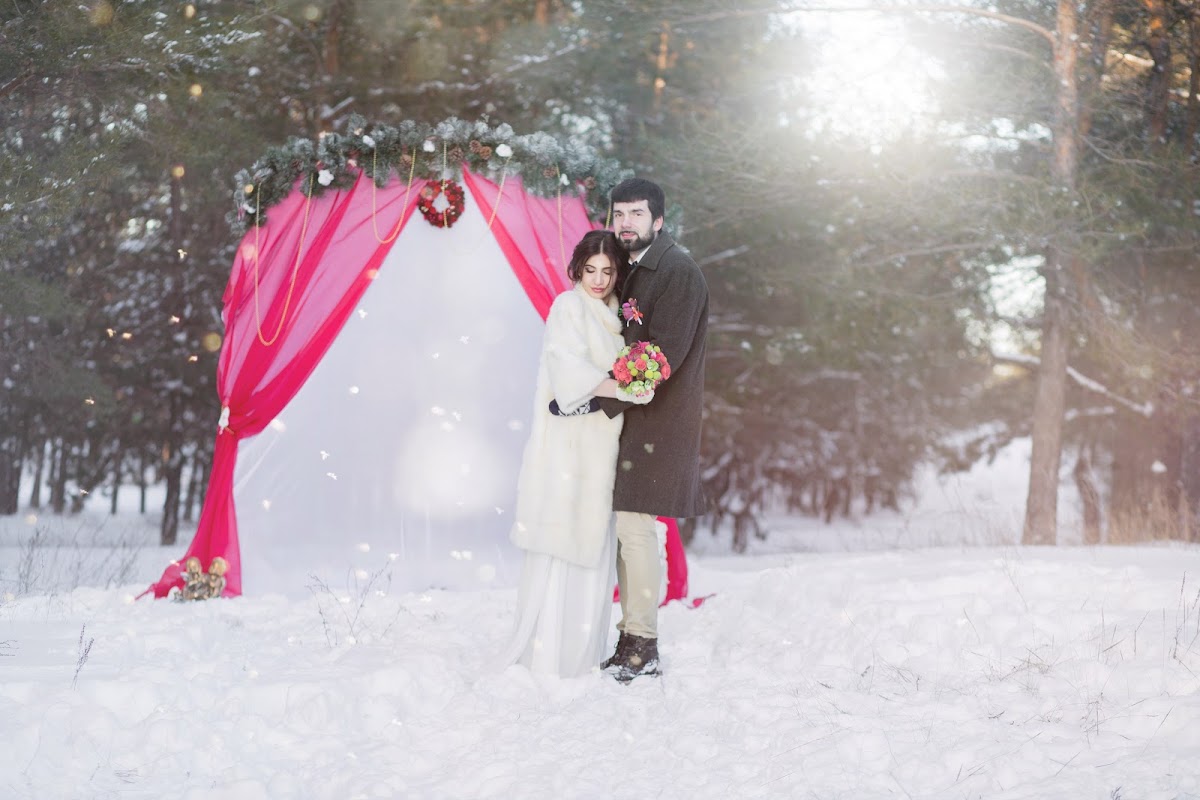Зимнее Love story в лесу