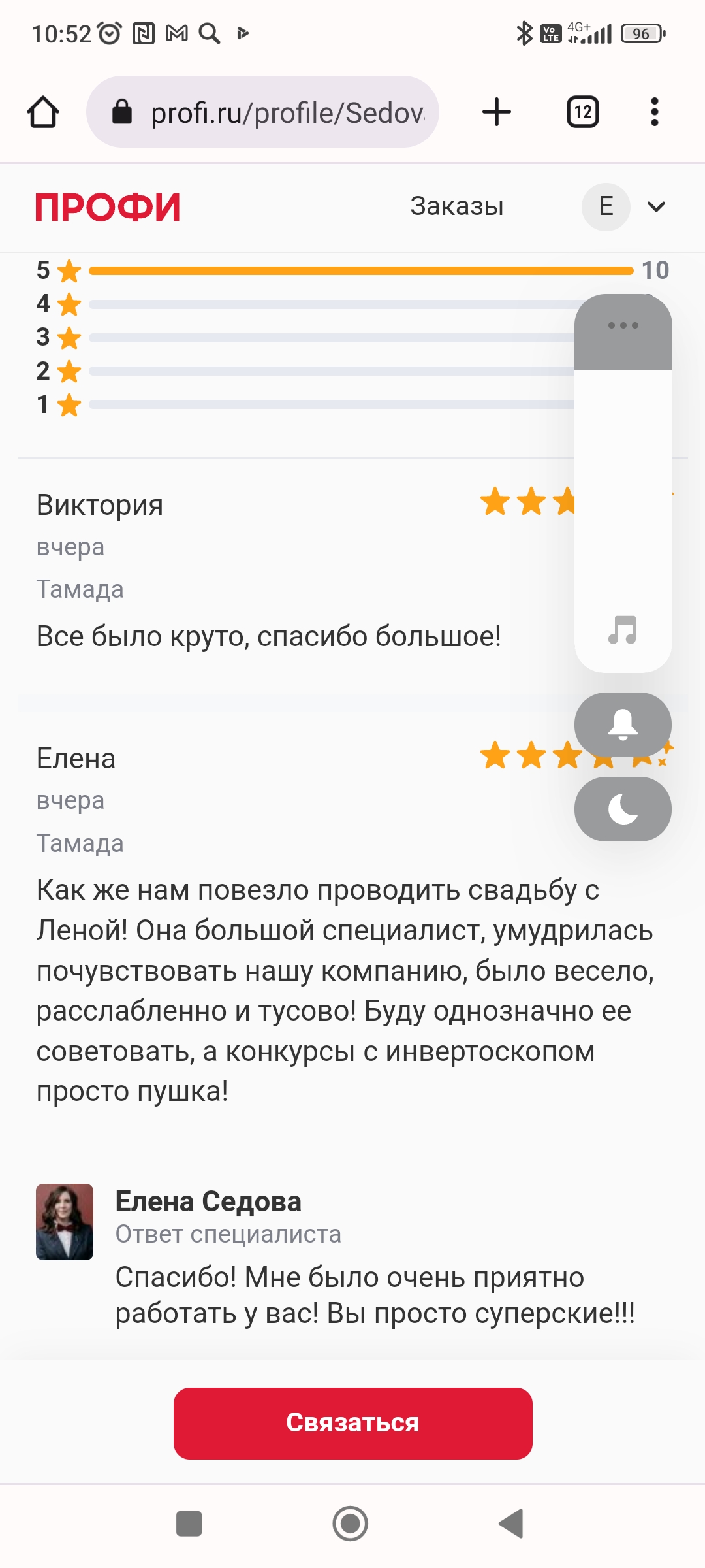 Отзывы