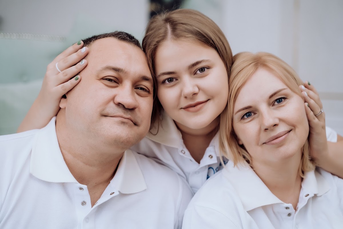Семейная фотосессия в  фотостудии