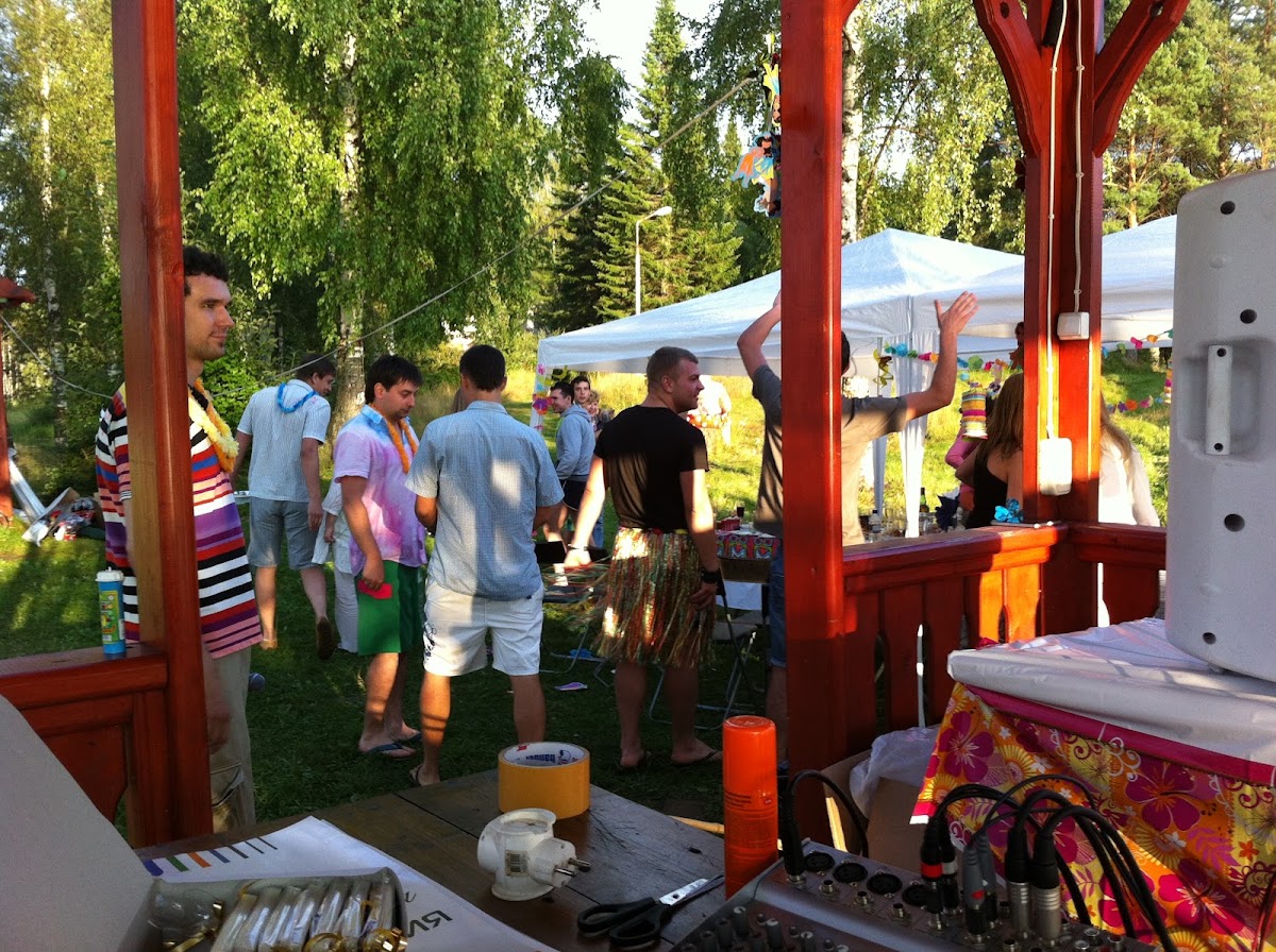 свадьба загородом