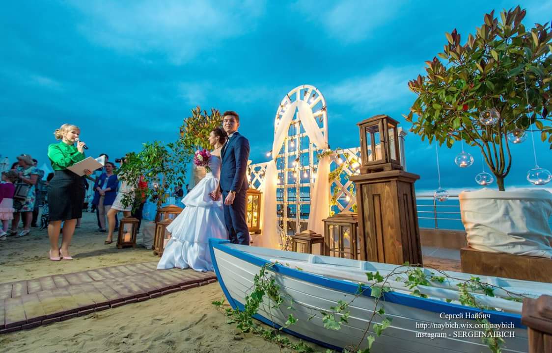 Вечерняя свадебная церемония Аркадия и Полины . Swissotel Resort Sochi Kamelia. Фото Сергей Найбич