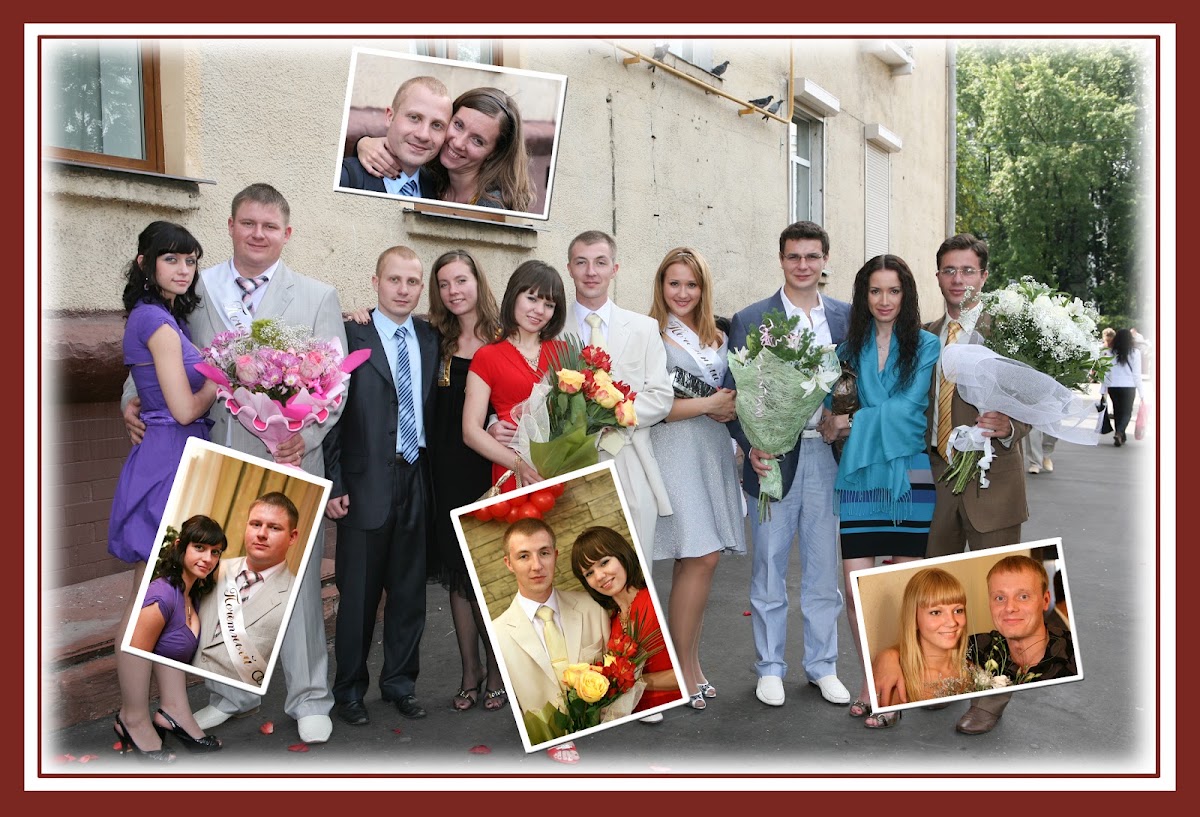 Свадебный фотоотчёт Савельевых