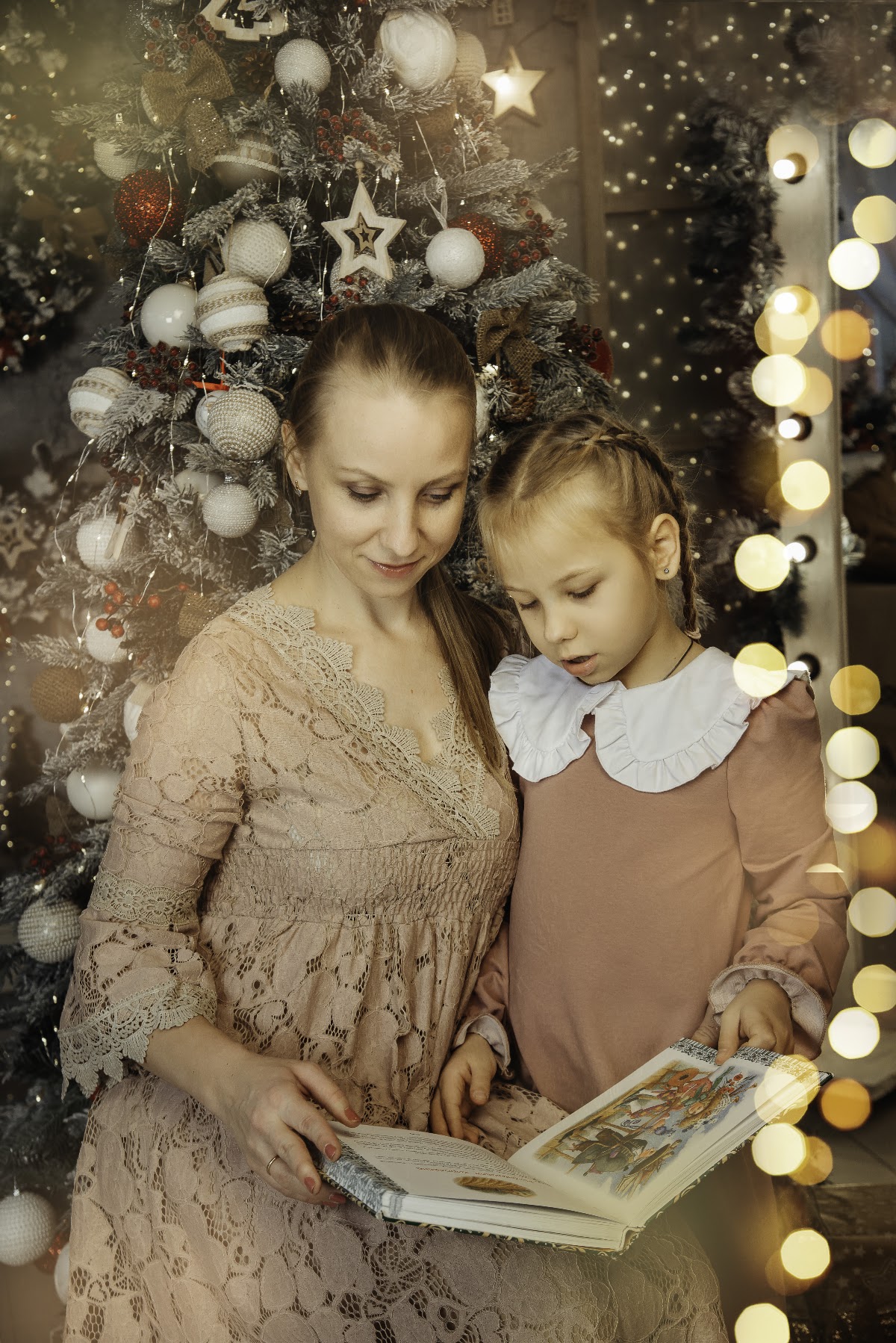 Новогодняя фотосессия в студии