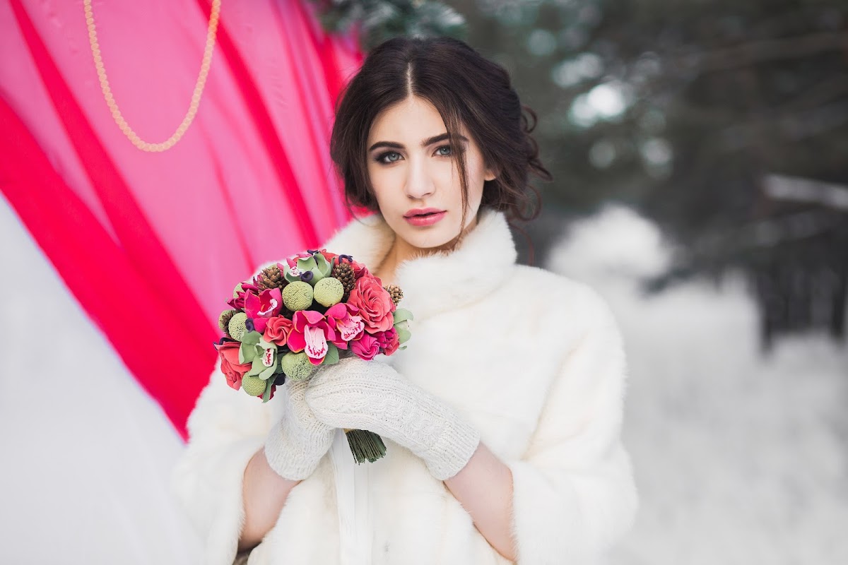 Зимнее Love story в лесу