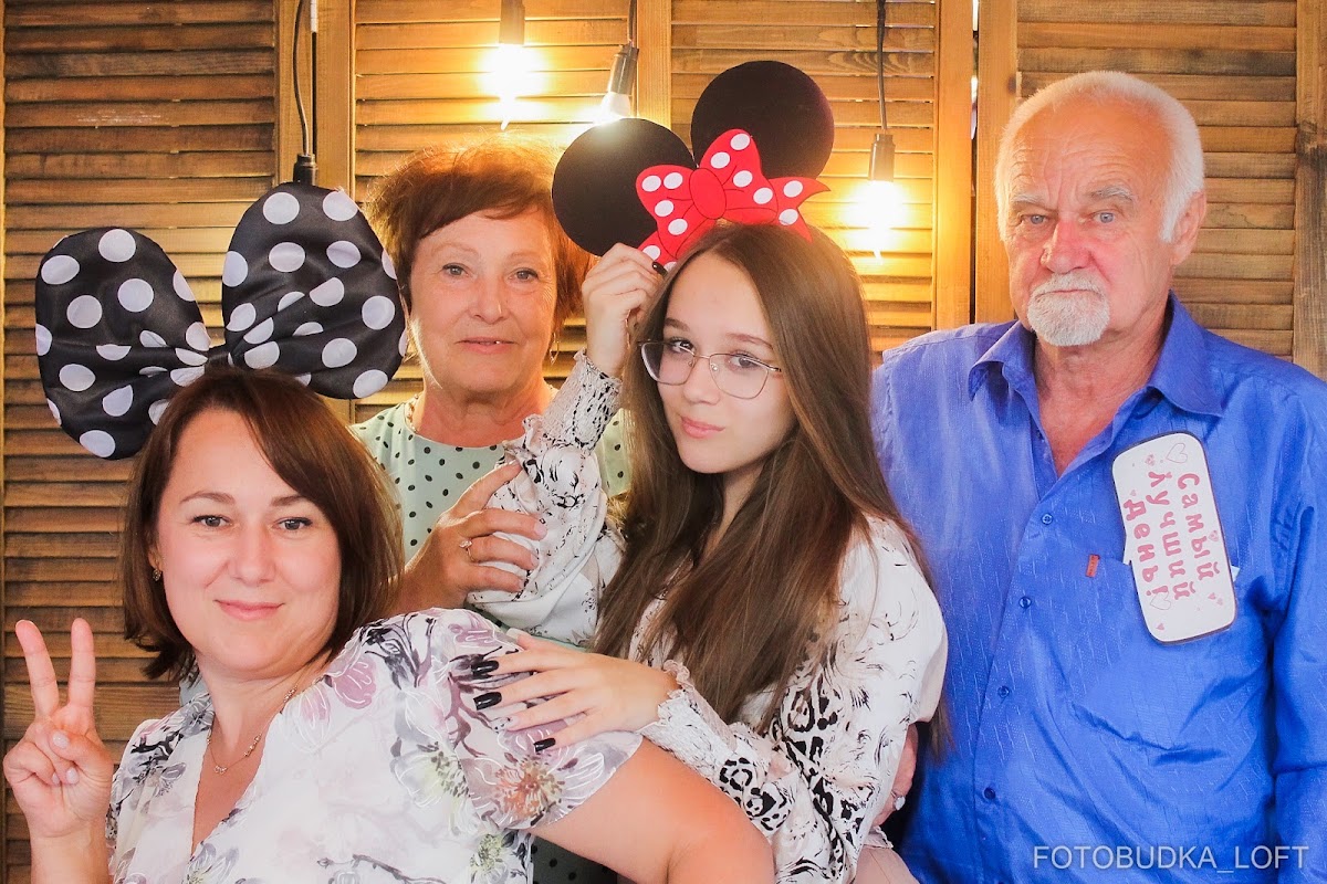 Фотобудка ЛОФТ в ресторане - Эмиральд