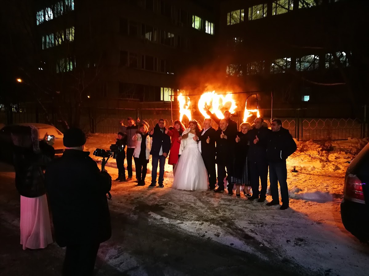 Портфолио: Огненные буквы
