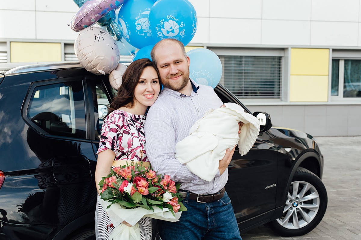 Портфолио: Выписка из роддома