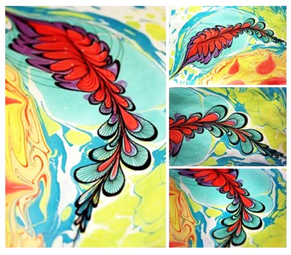 Ebru — рисование на воде