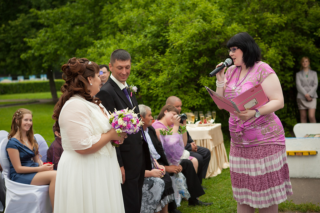 Выездная церемония и свадьба 06.06.2012