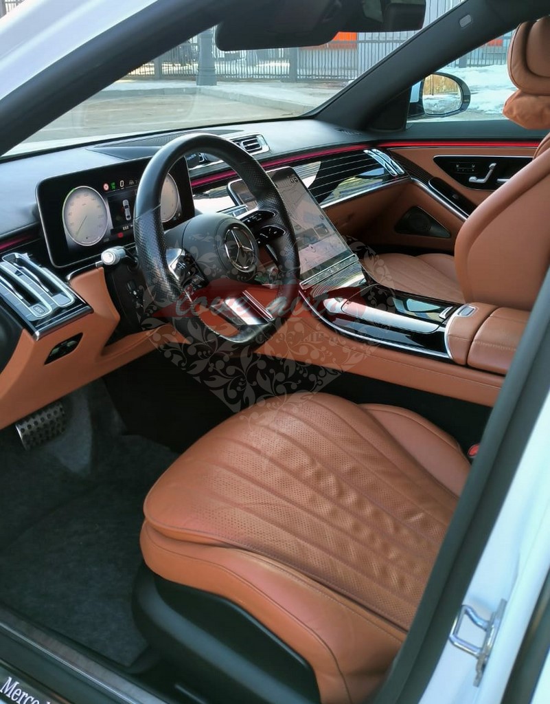 Mercedes-Benz S223 белый — кадр 5 из 6